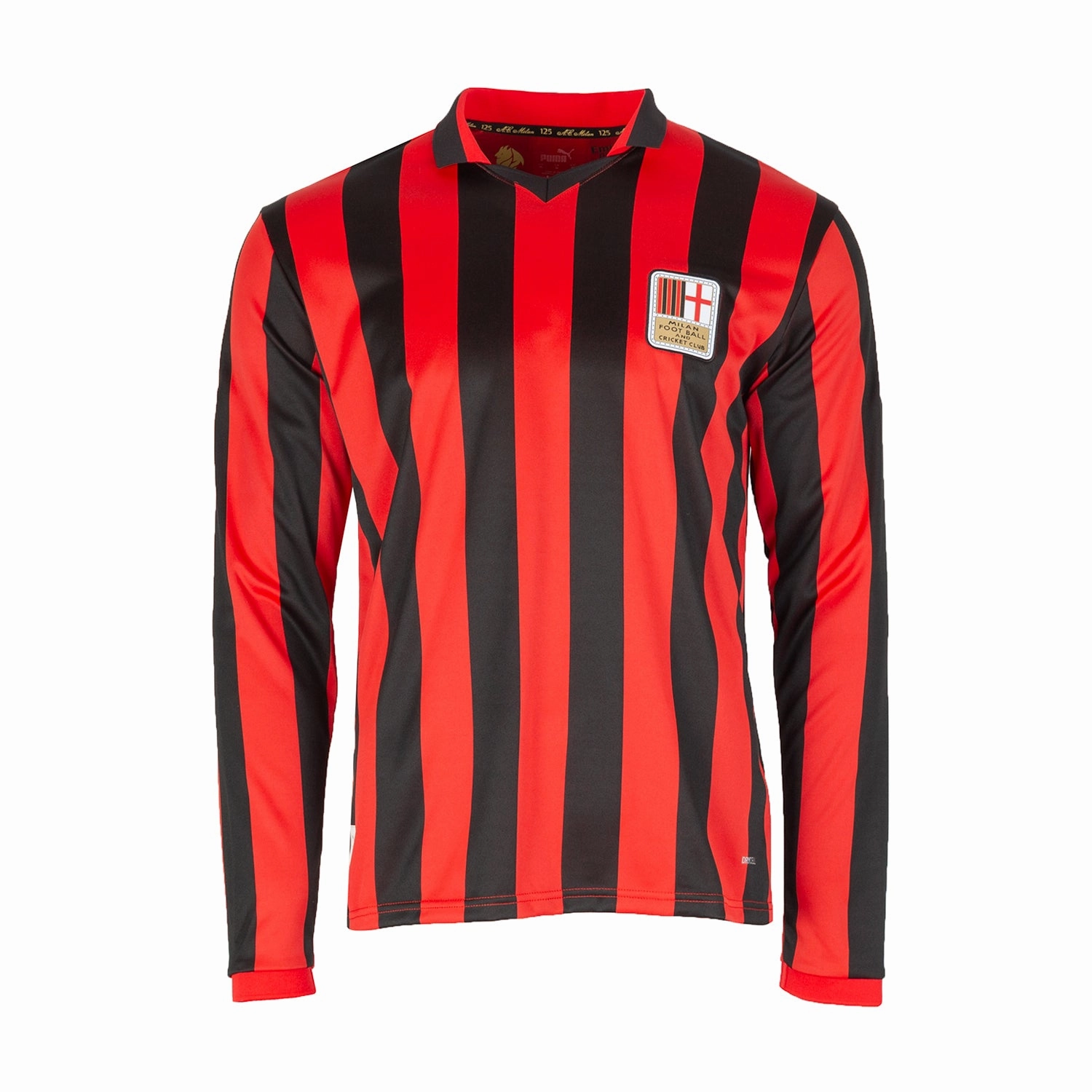 Luxurious AC Milan 125th LS Authentic Jersey - Mens