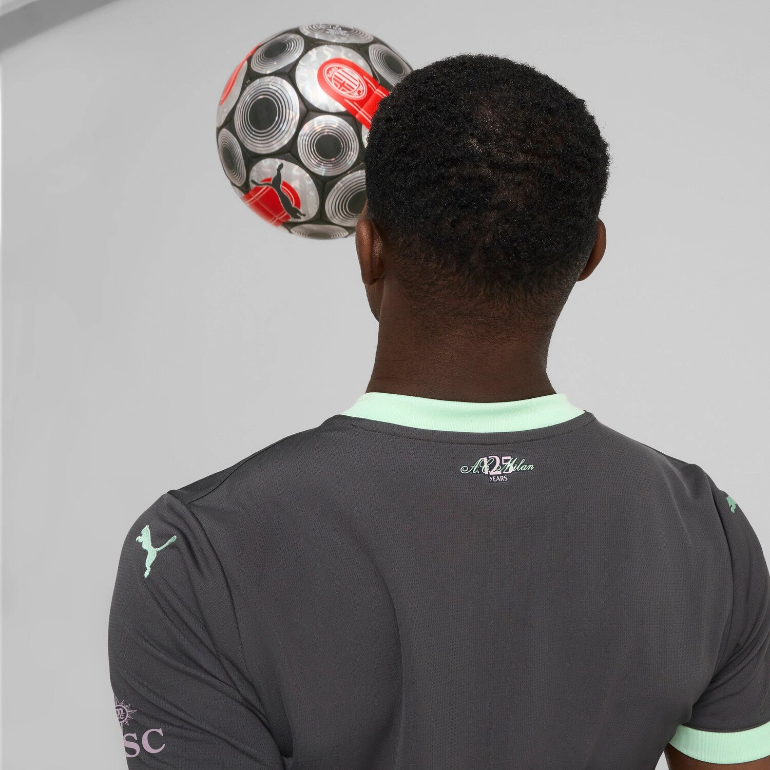 LayeredSleeveConstruction AC Milan Replica 3rd Jersey - Mens