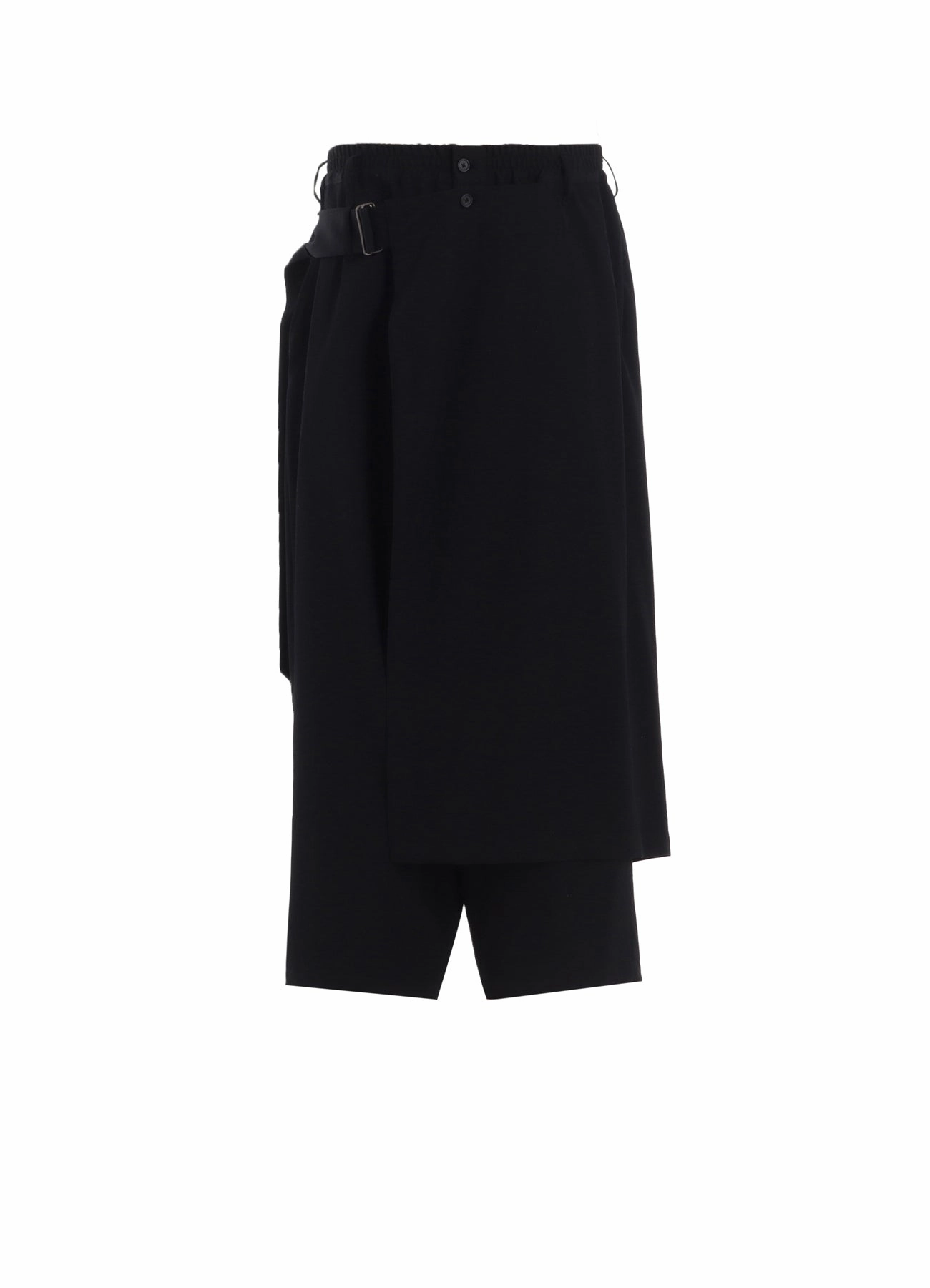 WASHER WOOL GABARDINE WRAP PANTS Core Style Stretch Fabric