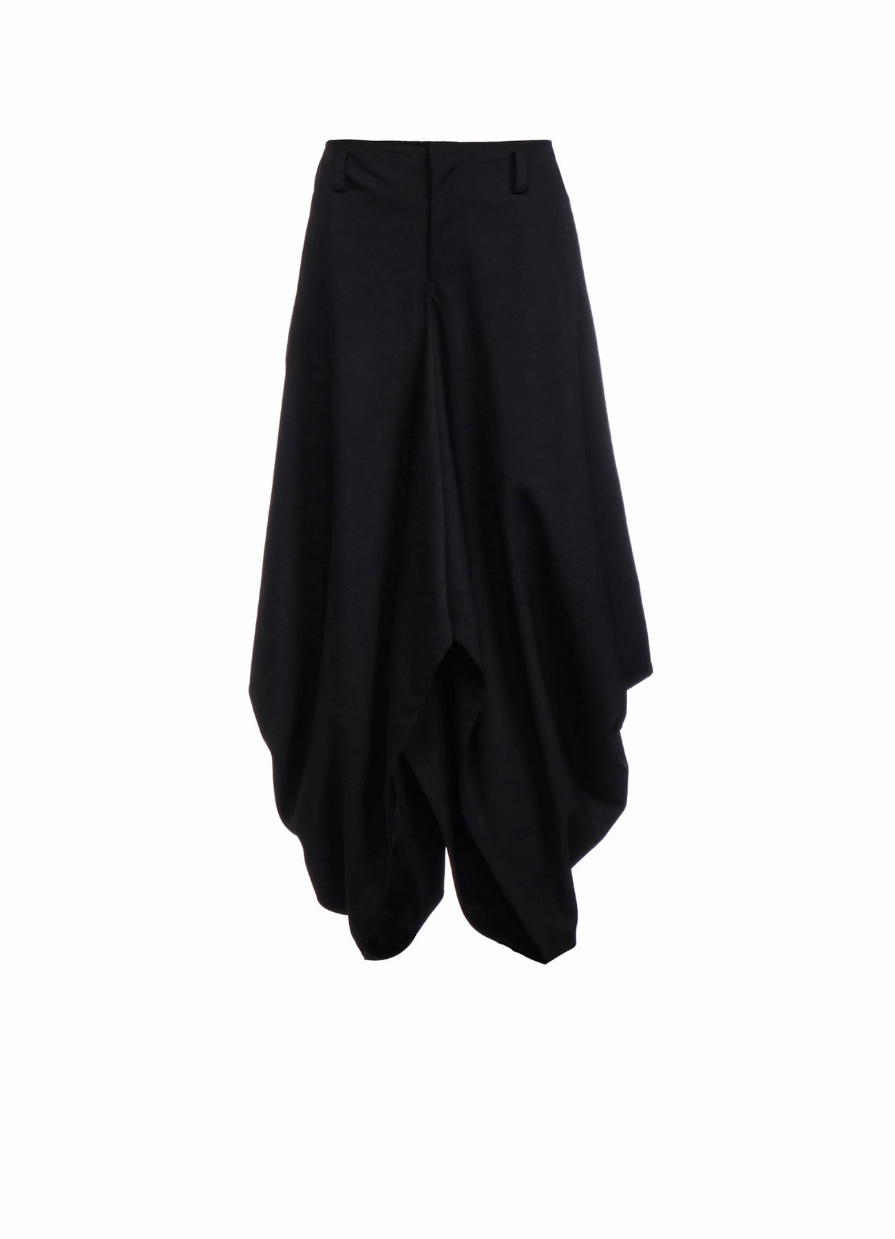 WOOL GABARDINE BOX PANTS Seamless construction Commuter Ready