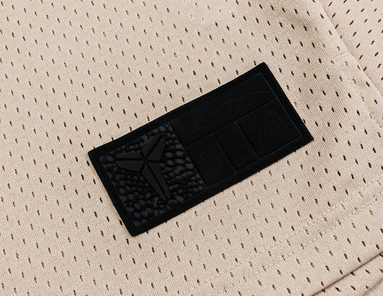 Stretchable Collar Band Comfy Wear Nike Kobe Basketball Jersey Sanddrift / White