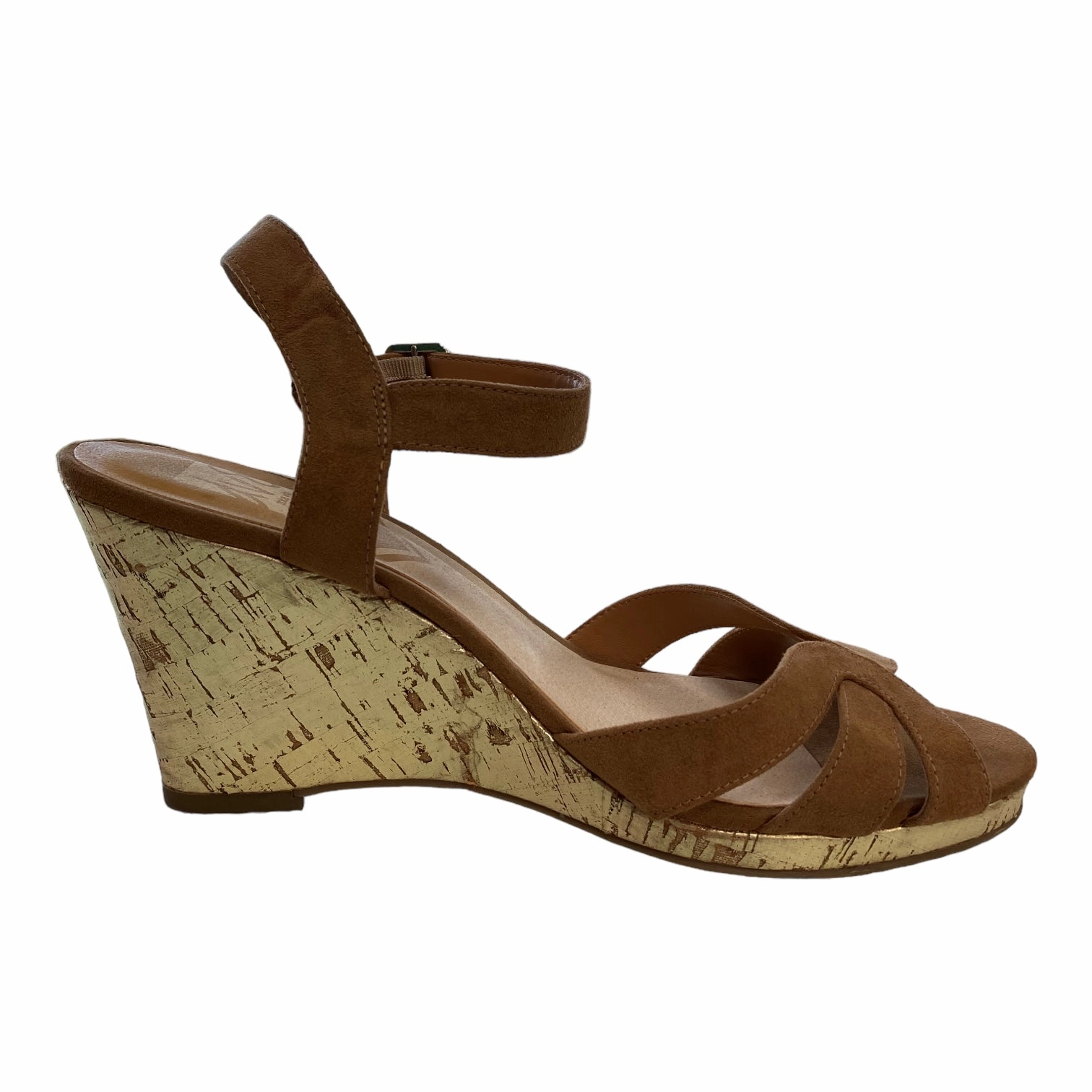 Abrasion Resistant Material Brown Sandals Heels Wedge Dolce Vita, Size 8.5