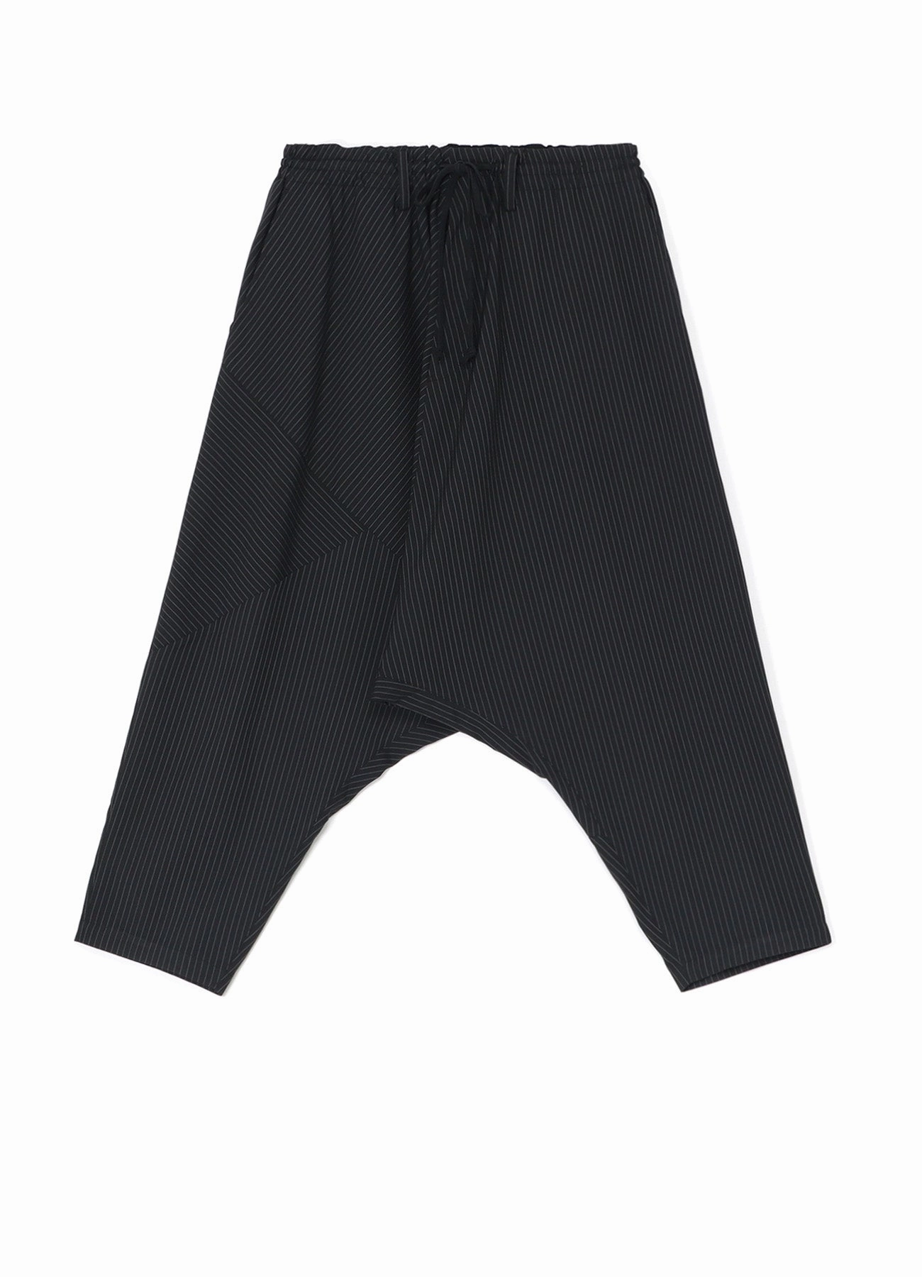 STRIPED SAROUEL PANTS WITH MANY GRAFTS Lightweight Design