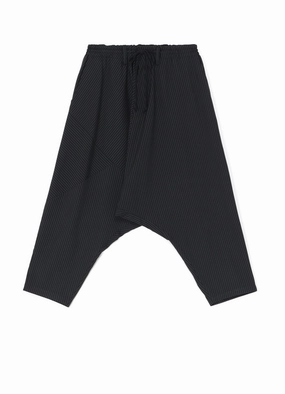 STRIPED SAROUEL PANTS WITH MANY GRAFTS Lightweight Design