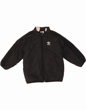 Layered Security Pockets Patience ADIDAS Baby Boys Graphic Rain Jacket 18-24 Months Black Polyester