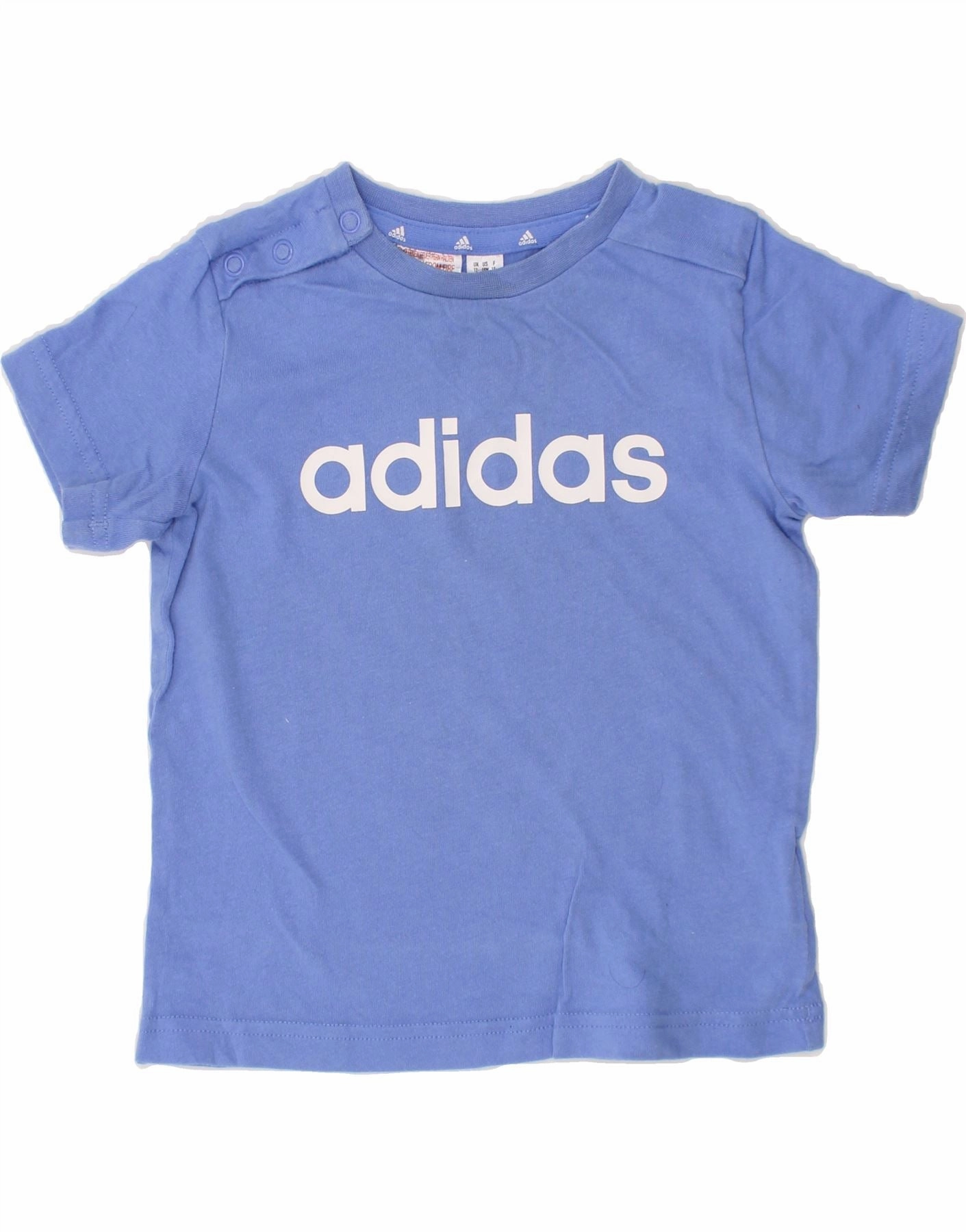 Trendsetter Choice ADIDAS Baby Boys Graphic T-Shirt Top 12-18 Months Blue Cotton