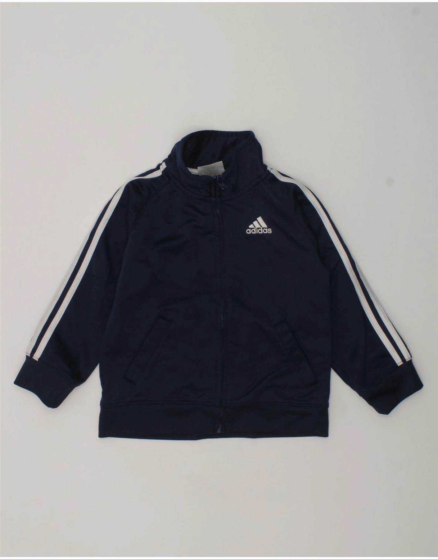 Wind Safe teens' ADIDAS Baby Boys Graphic Tracksuit Top Jacket 18-24 Months Navy Blue