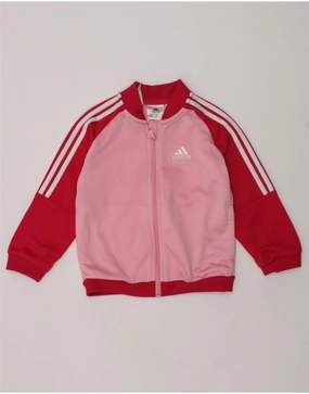 ADIDAS Baby Boys Tracksuit Top Jacket 12-18 Months Red Colourblock Universal Backpack Compatibility Disrupt