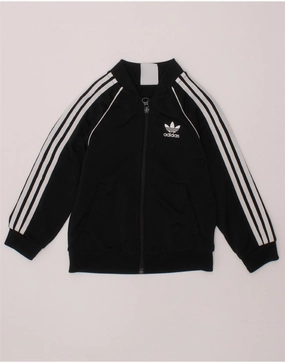 Modern City Streets ADIDAS Baby Boys Tracksuit Top Jacket 18-24 Months Black Polyester