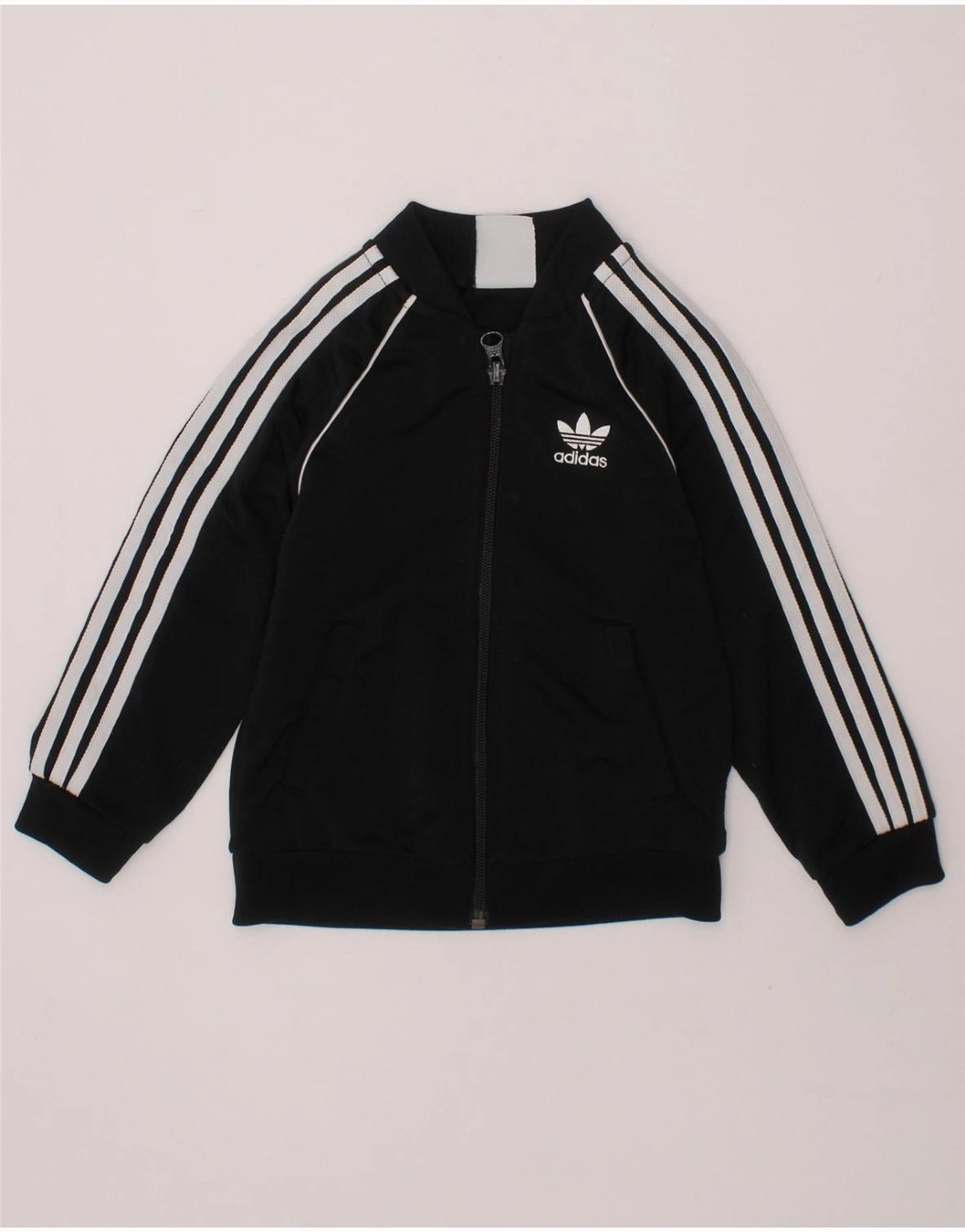 Modern City Streets ADIDAS Baby Boys Tracksuit Top Jacket 18-24 Months Black Polyester