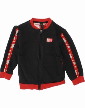 Flexible Design ADIDAS Baby Boys Tracksuit Top Jacket 18-24 Months Black Spotted Cotton