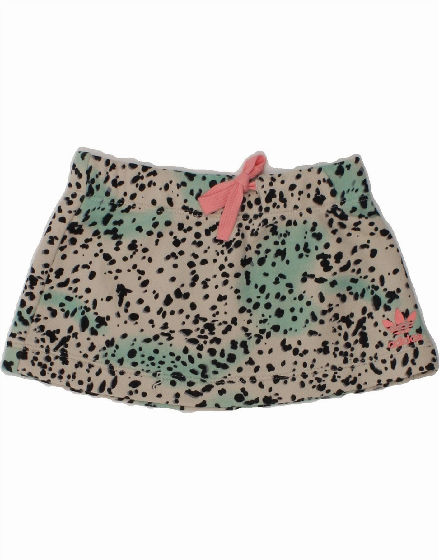 Perfect Fit ADIDAS Baby Girls Mini Skirt 12-18 Months W18 Beige Animal Print Cotton