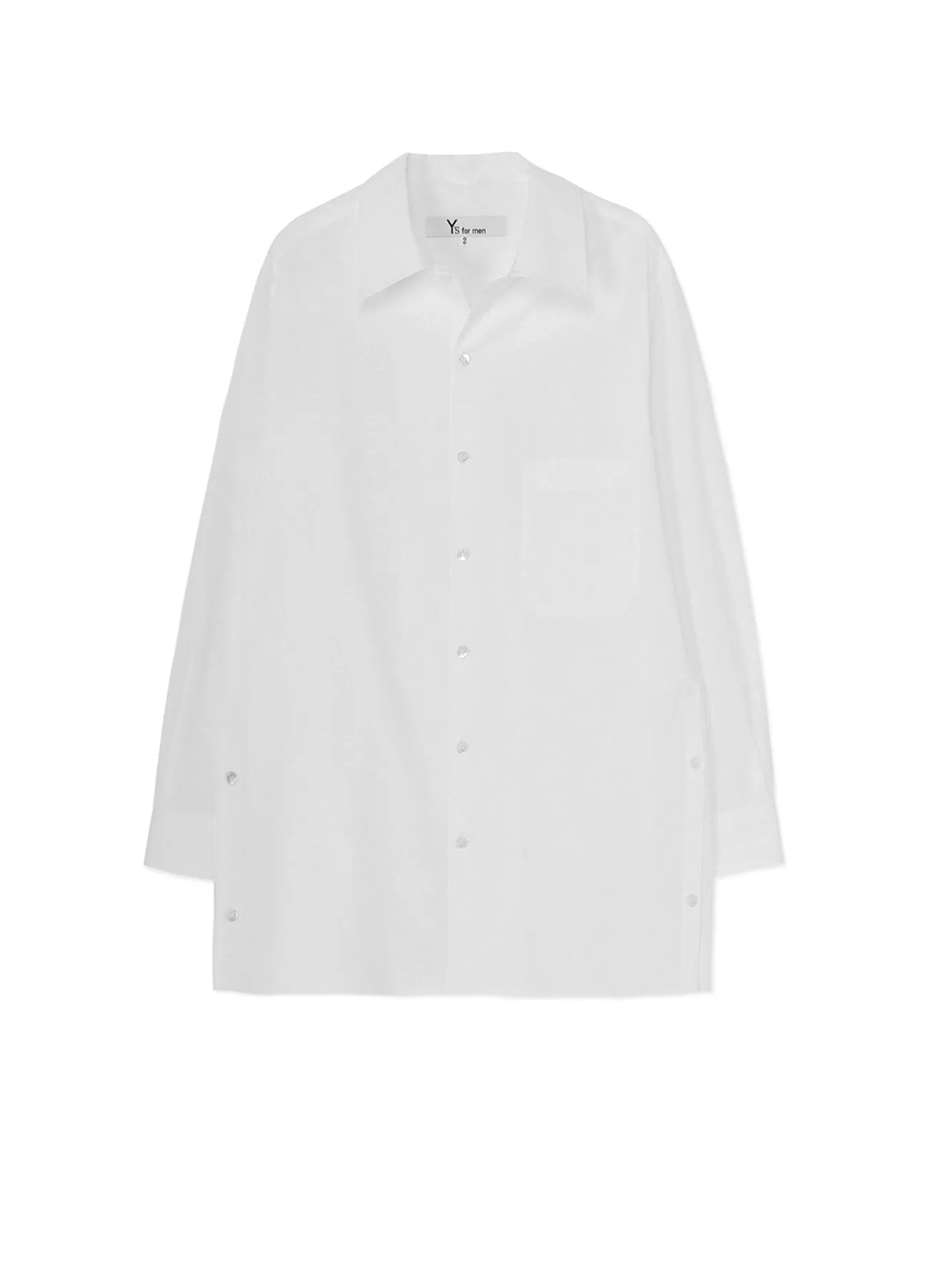 40 BROAD OPEN COLLAR SHIRT WITH COLOR STITCH Sophisticated Style