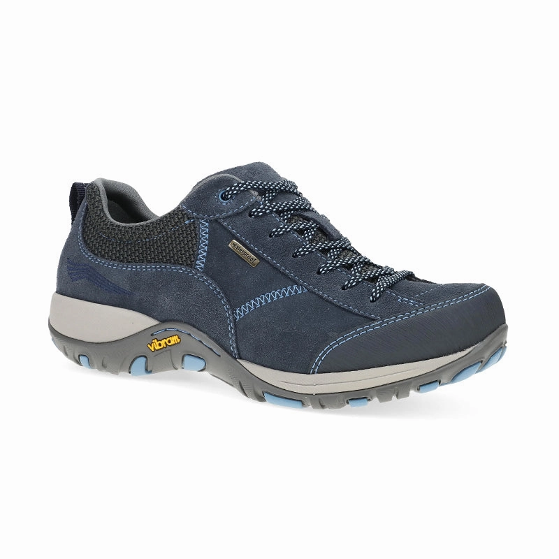 Youth model Women's Paisley Navy Suede Waterproof