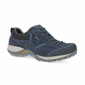 mountain - runner afternoon running footwear Women's Paisley Navy Suede Waterproof