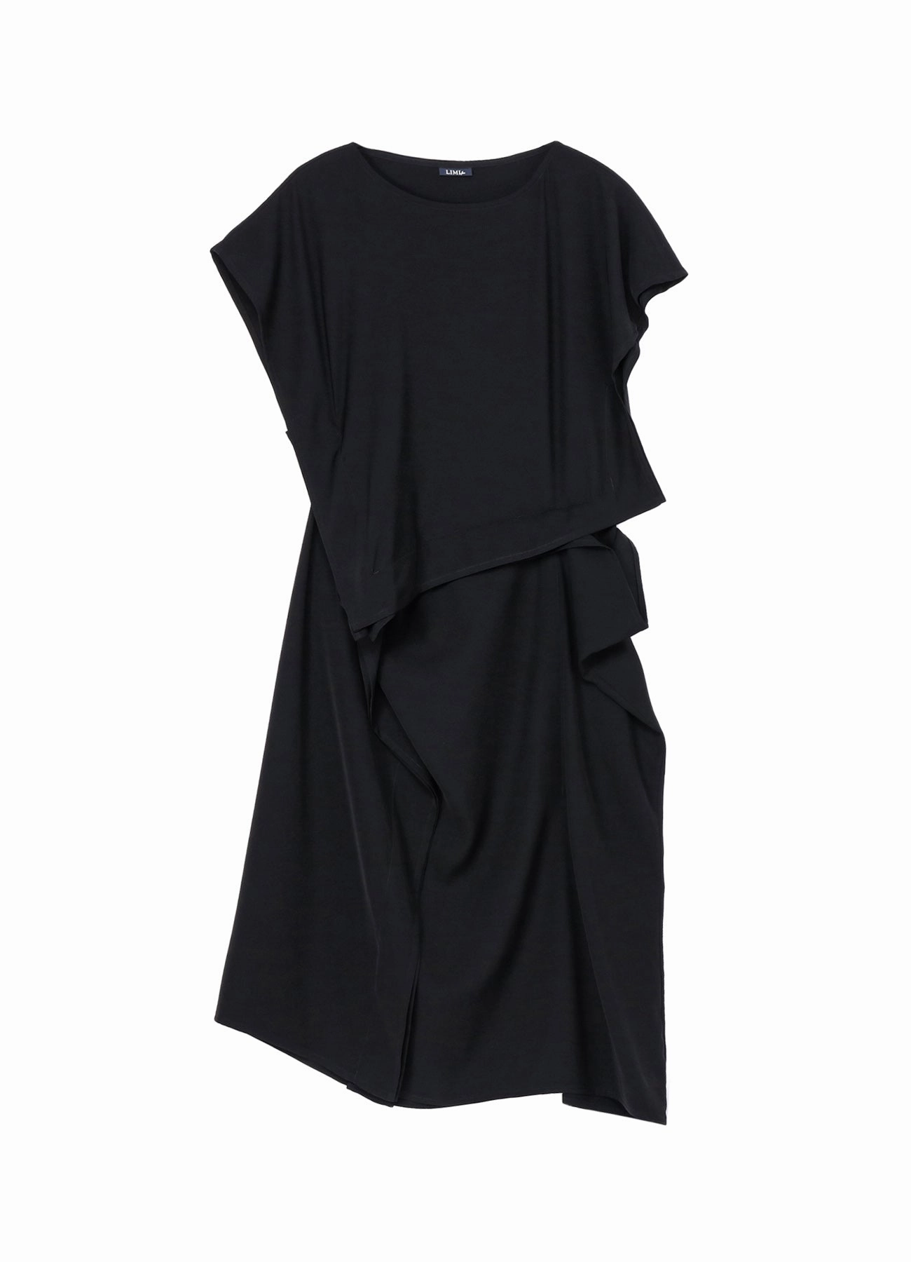 Chilly Day Wear DOUBLE SATIN SQUARE PANNEL DRESS
