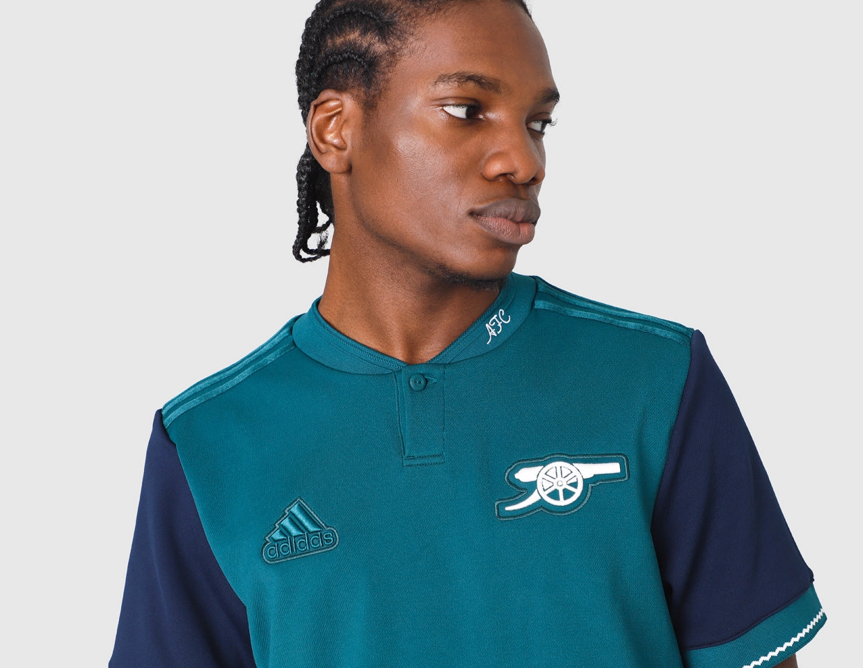 Effortless Layer adidas Arsenal FC Lifestyler Jersey Rich Green / Collegiate