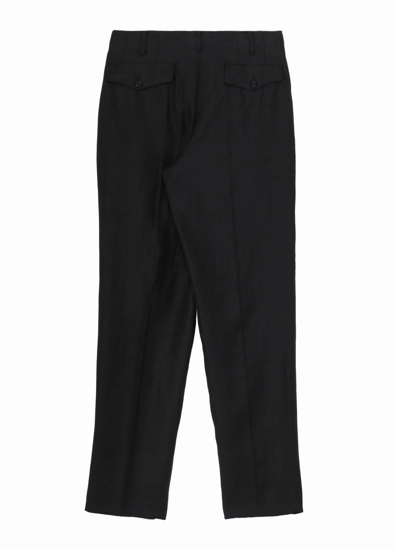 Timeless Comfort Fit Quick Motion LINEN TWILL PANTS WITH 2-TUCKS