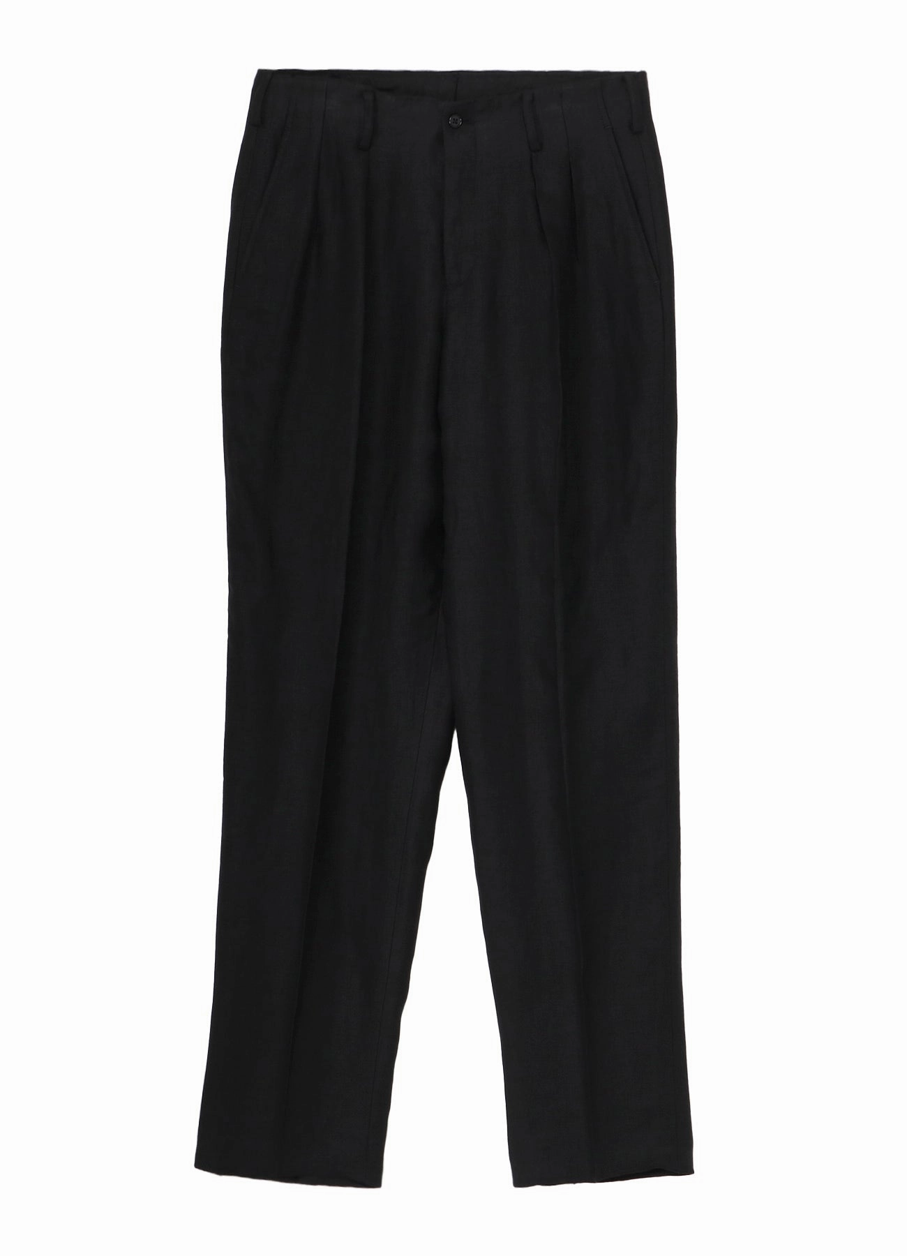 All Around Fit Flattering Shape LINEN TWILL PANTS WITH 2-TUCKS