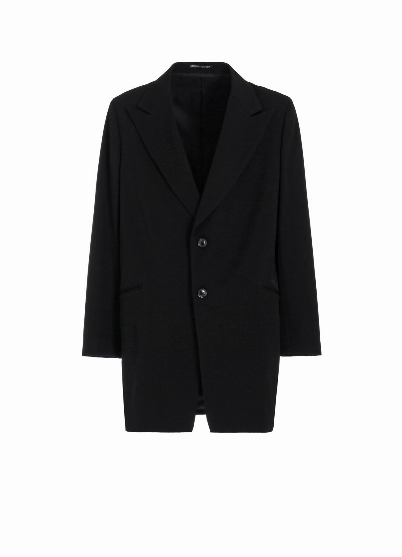 Debate Taped Zipper Closures CASHMERE WEAVE PEAKED LAPEL JACKET