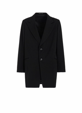 Debate Taped Zipper Closures CASHMERE WEAVE PEAKED LAPEL JACKET
