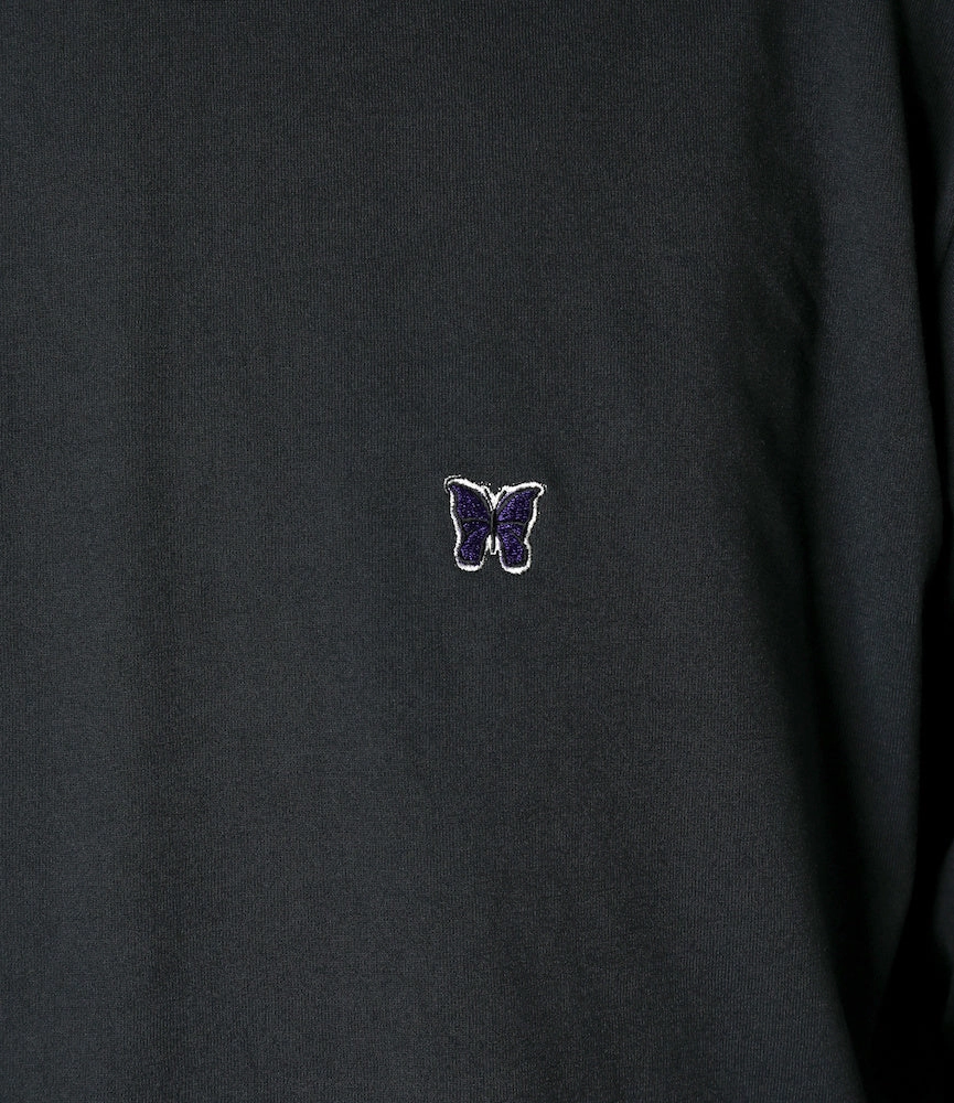 Fade Resistant Dye Long Sleeve Mock Neck ?C Black Jersey