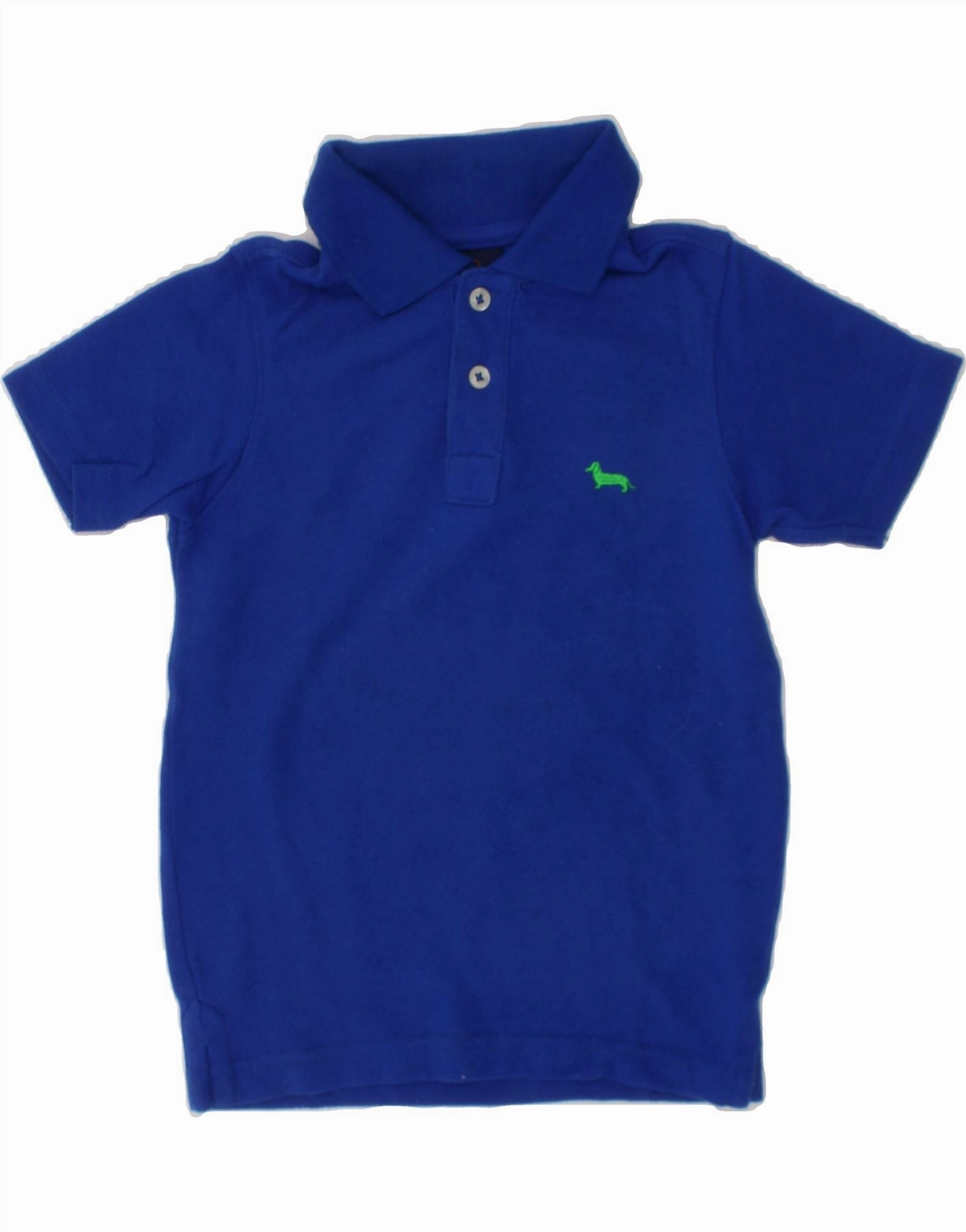 HARMONT & BLAINE Baby Boys Polo Shirt 9-12 Months Blue Cotton Button Down Design