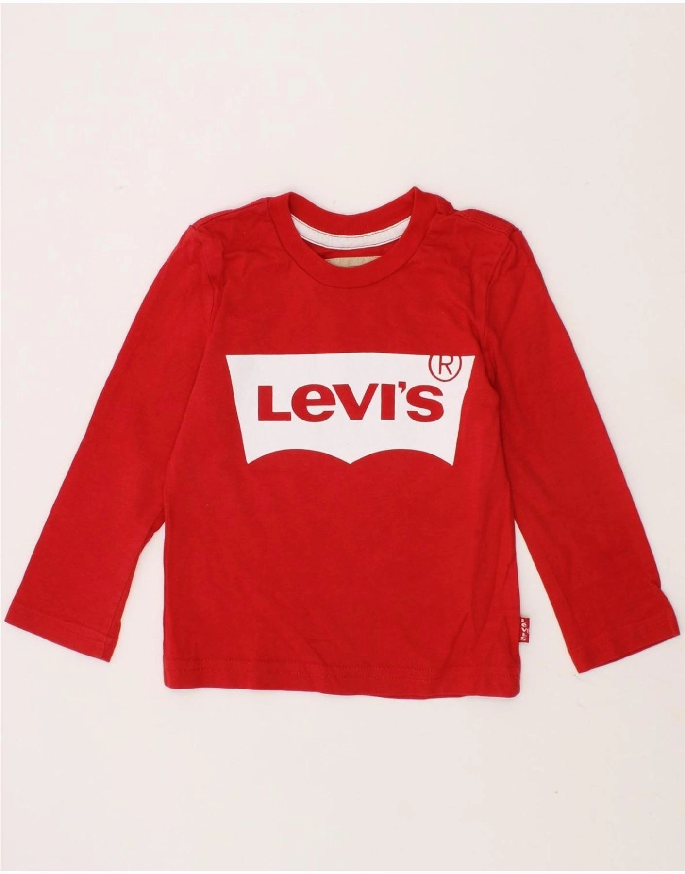 elegant design Seasonal Fashion LEVI'S Baby Boys Graphic Top Long Sleeve 18-24 Months Red