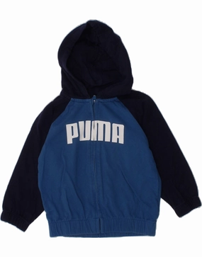 Travel Comforted Knitwear Repair Toolkit PUMA Baby Boys Zip Hoodie Sweater 12-18 Months Blue Colourblock Sports