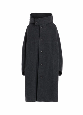 AIRY MOSSER LONG CAPE COAT Secure Closure System
