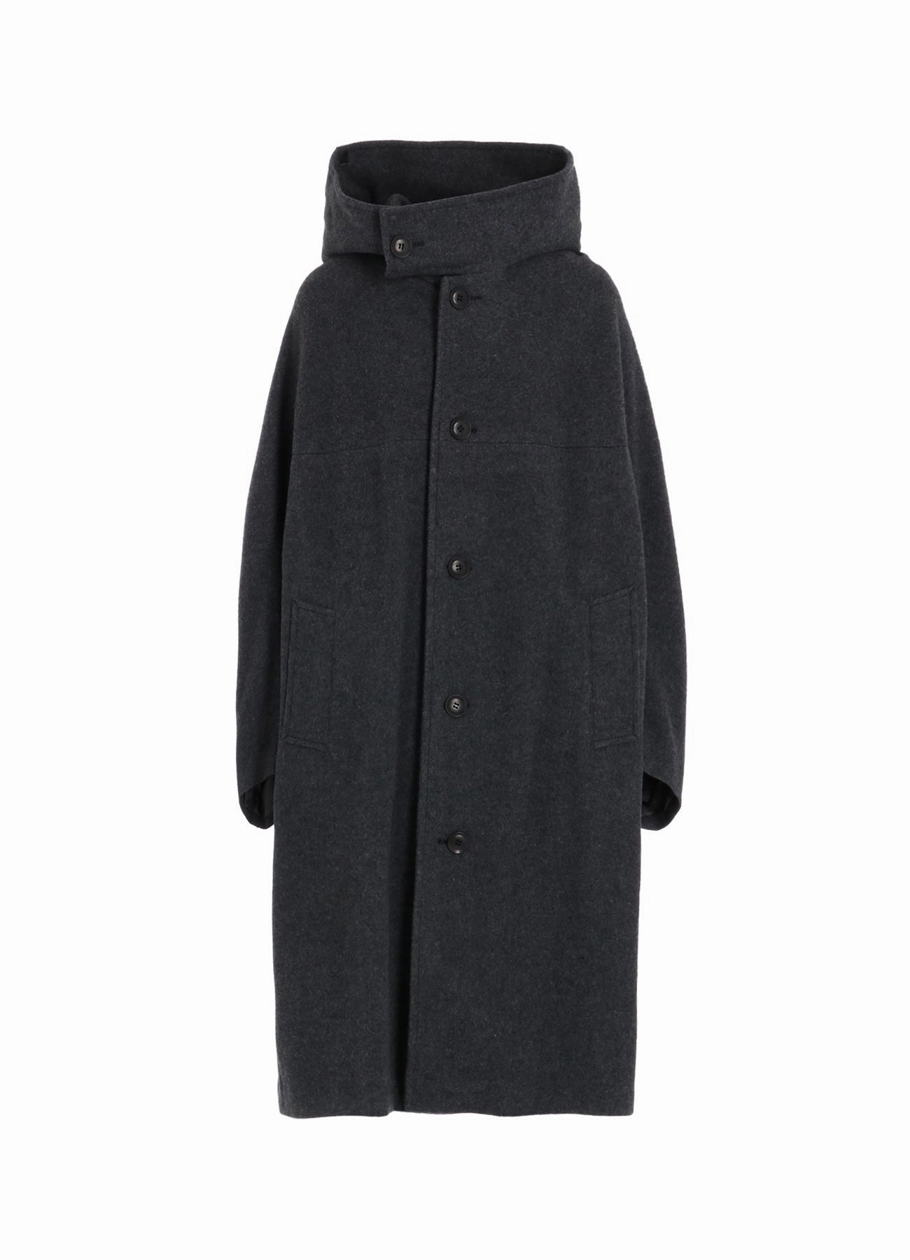 AIRY MOSSER LONG CAPE COAT Secure Closure System