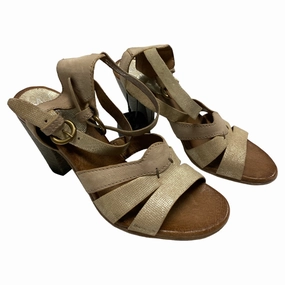 Daily Walk Comfy Strap Sandals Heels Block By Miz Mooz  Size: 7.5