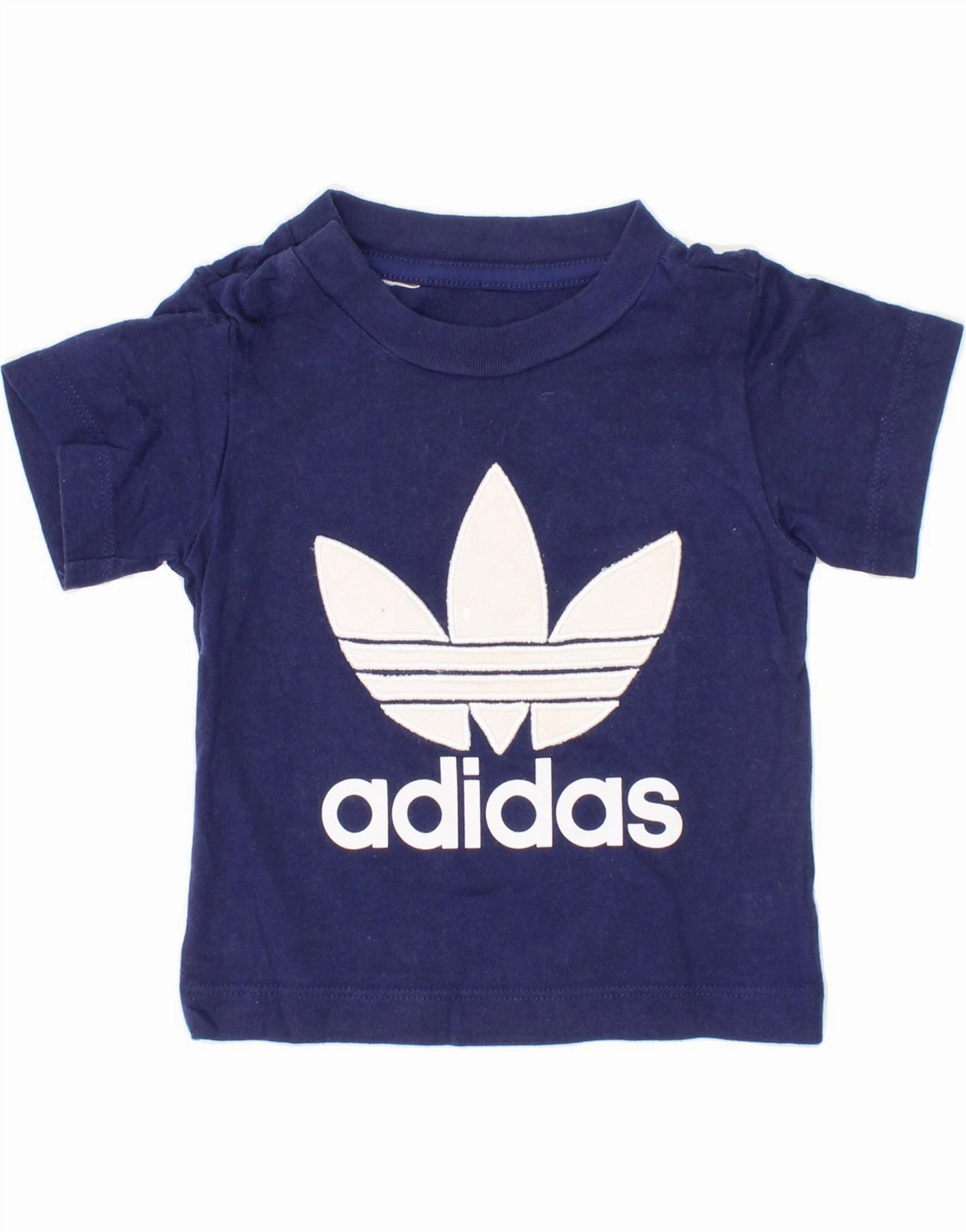 Conference Appropriate Festival Fashion ADIDAS Baby Boys Graphic T-Shirt Top 6-9 Months Navy Blue