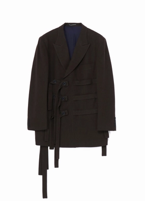 Bandana Core Vent Zones KHAKI W/L/C W-BELTED DOUBLE JACKET