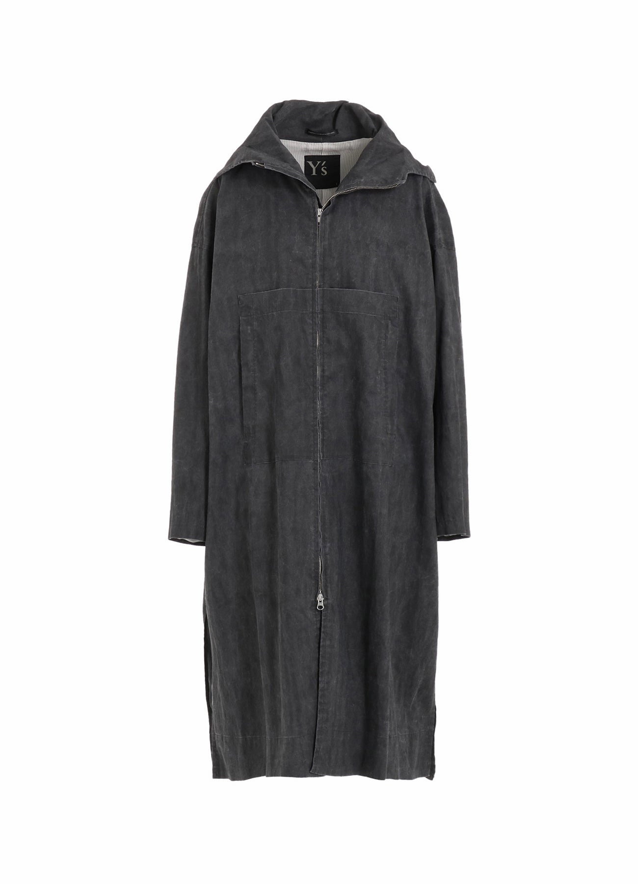 RAMIE/NYLON PIGMENT COATING BIG ANORAK COAT Odor Resistant Tech