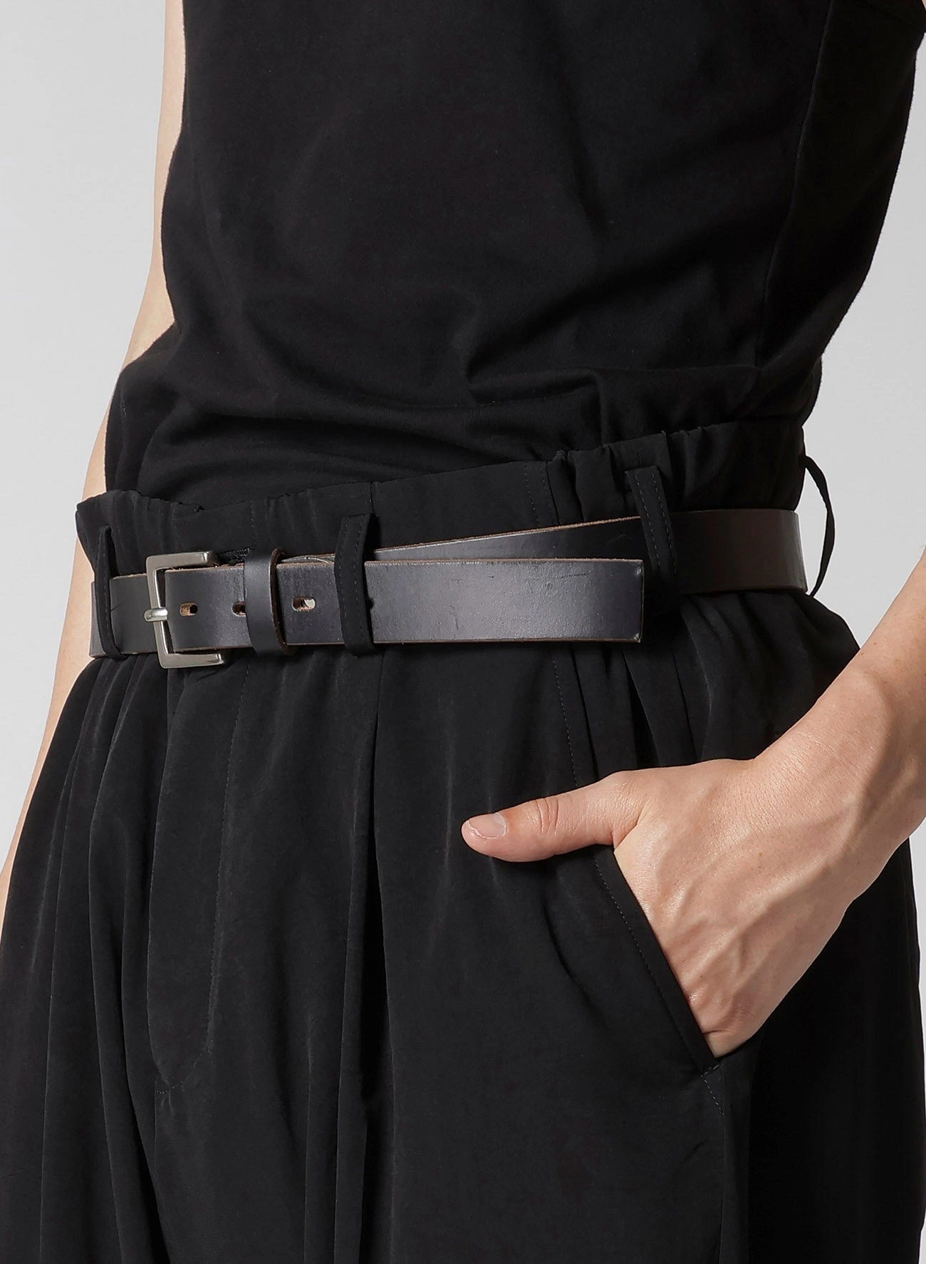 Tight Cut Convertible legs TA TUXEDO PANTS WITH WAIST STRING