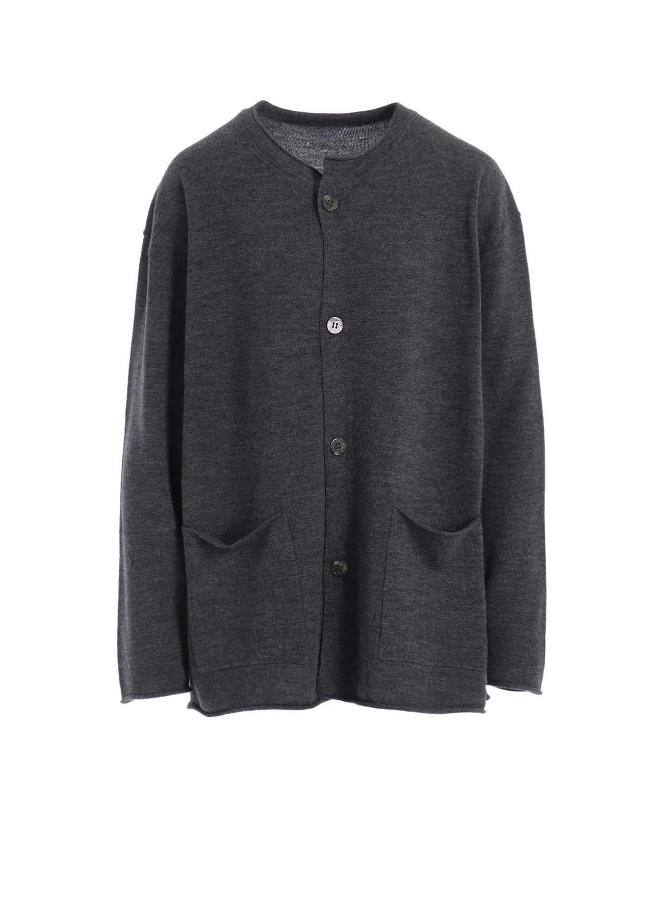 WASHABLE WOOL KNIT CARDIGAN Breathable Material Effortless Comfort