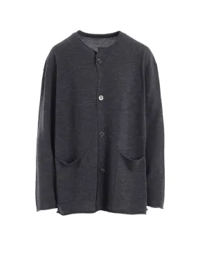 WASHABLE WOOL KNIT CARDIGAN Breathable Material Effortless Comfort