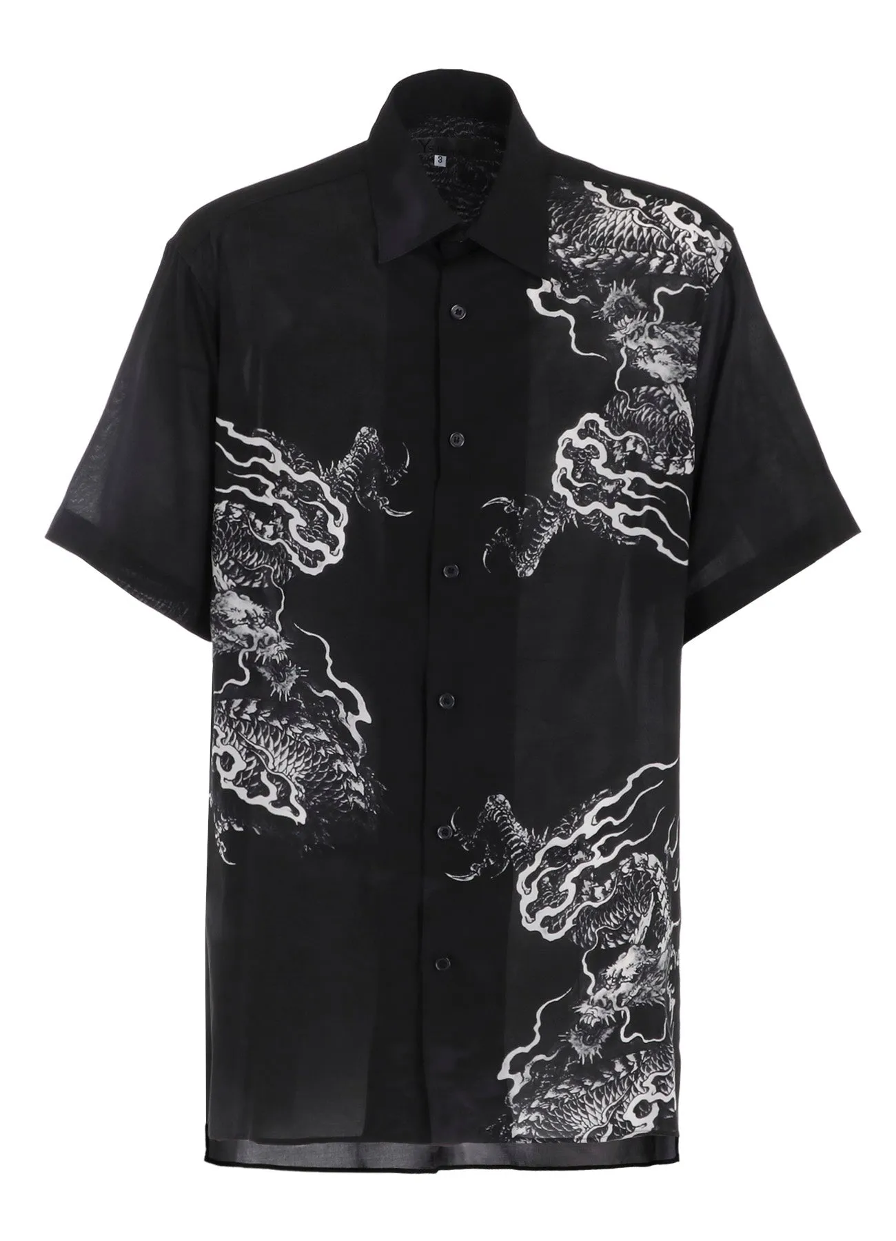 ALOHA SHIRT WITH DRAGON PRINT Eco Friendly Material Workwear Style