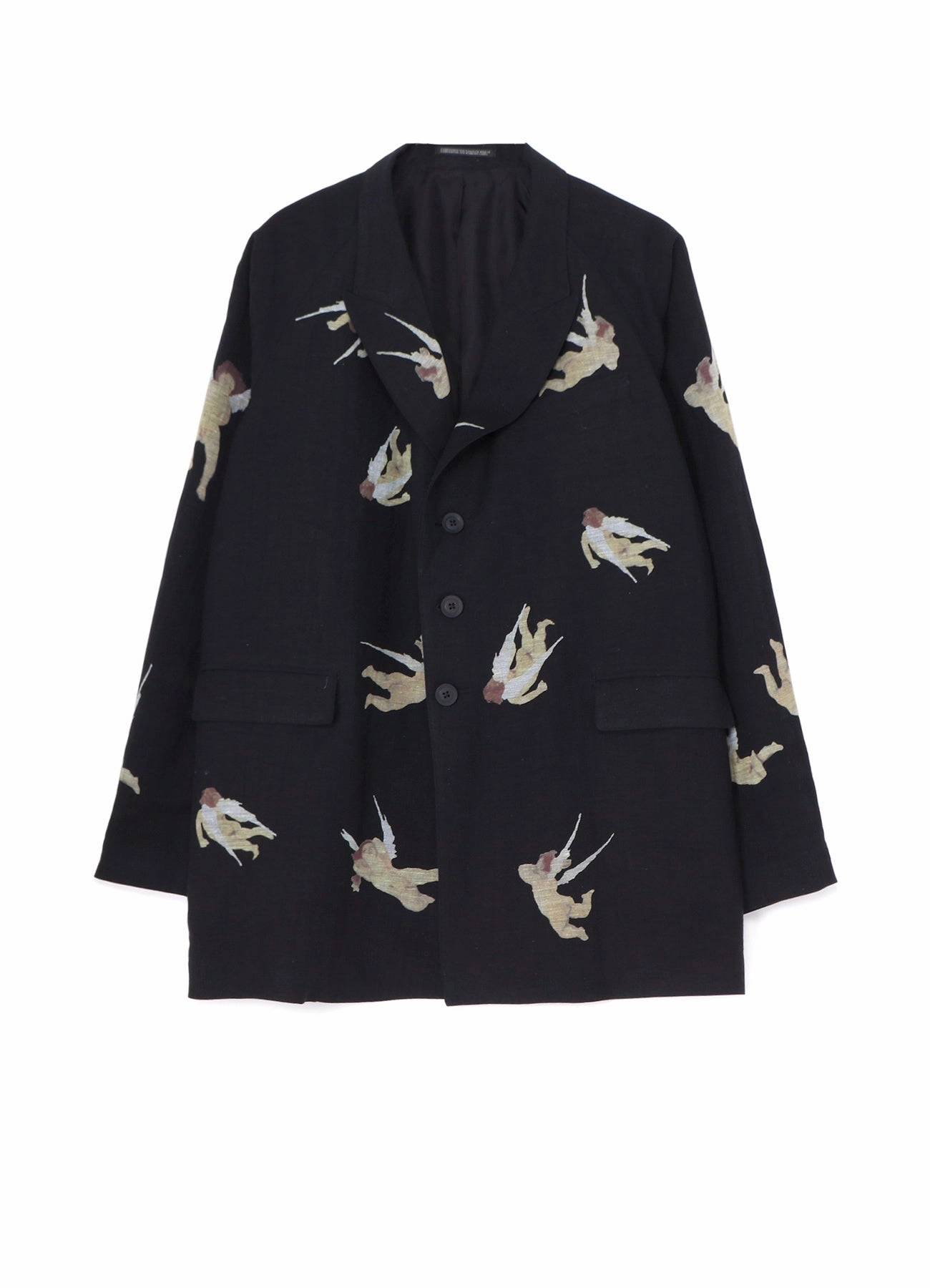 Support ANGEL PATTERN DOUBLE FRONT JACKET