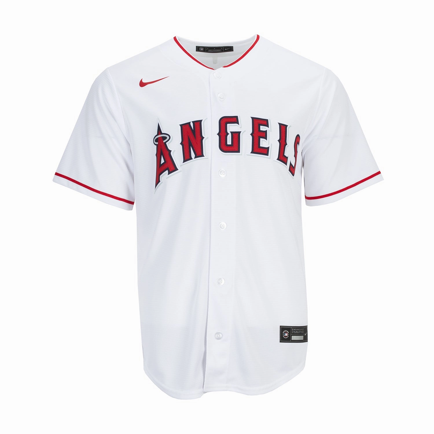 Angels Nike Replica Home Jersey - Mens Subtle Details
