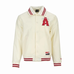 Angels Snap Front Jacket - Mens Water Resistant Material Waterproof Fabric