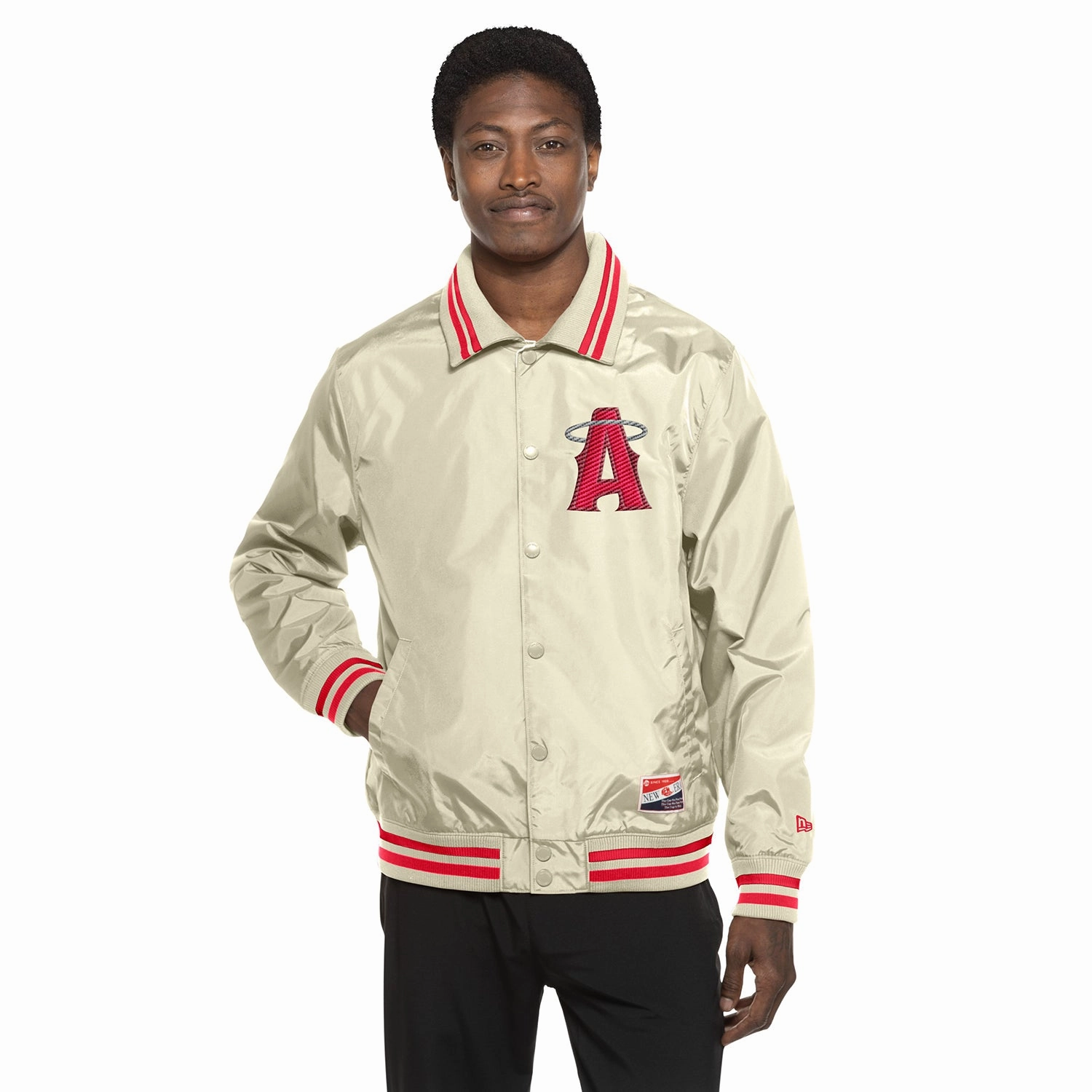 Angels Snap Front Jacket - Mens Ribbed Knit Cuffs Field Tested