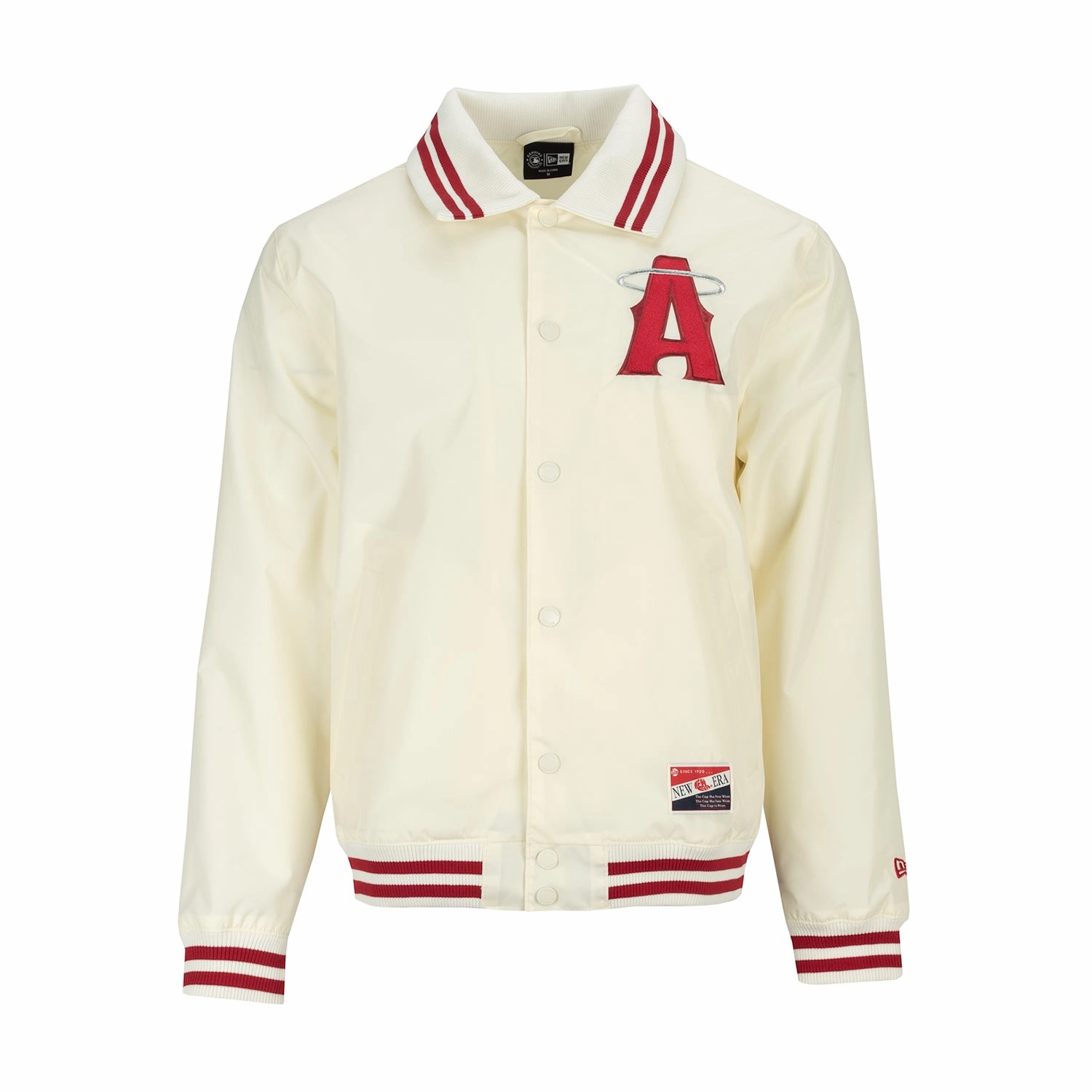 Angels Snap Front Jacket - Mens Water Resistant Material Waterproof Fabric