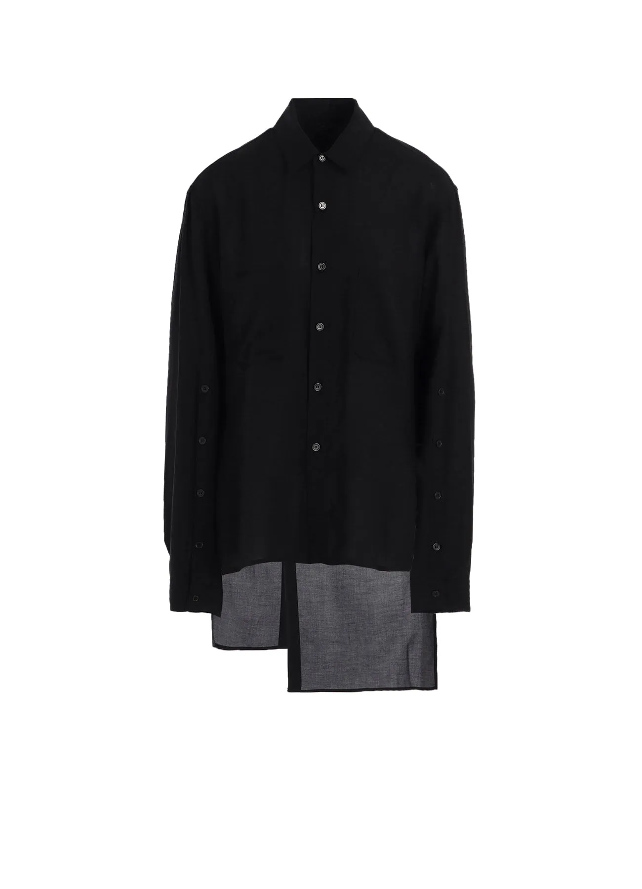 SOFT LAWN BACK SLIT SHIRT On-The-Go Style