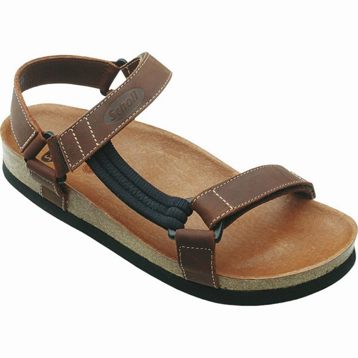 Reusable Women's sandals Scholl HEAVEN Brown