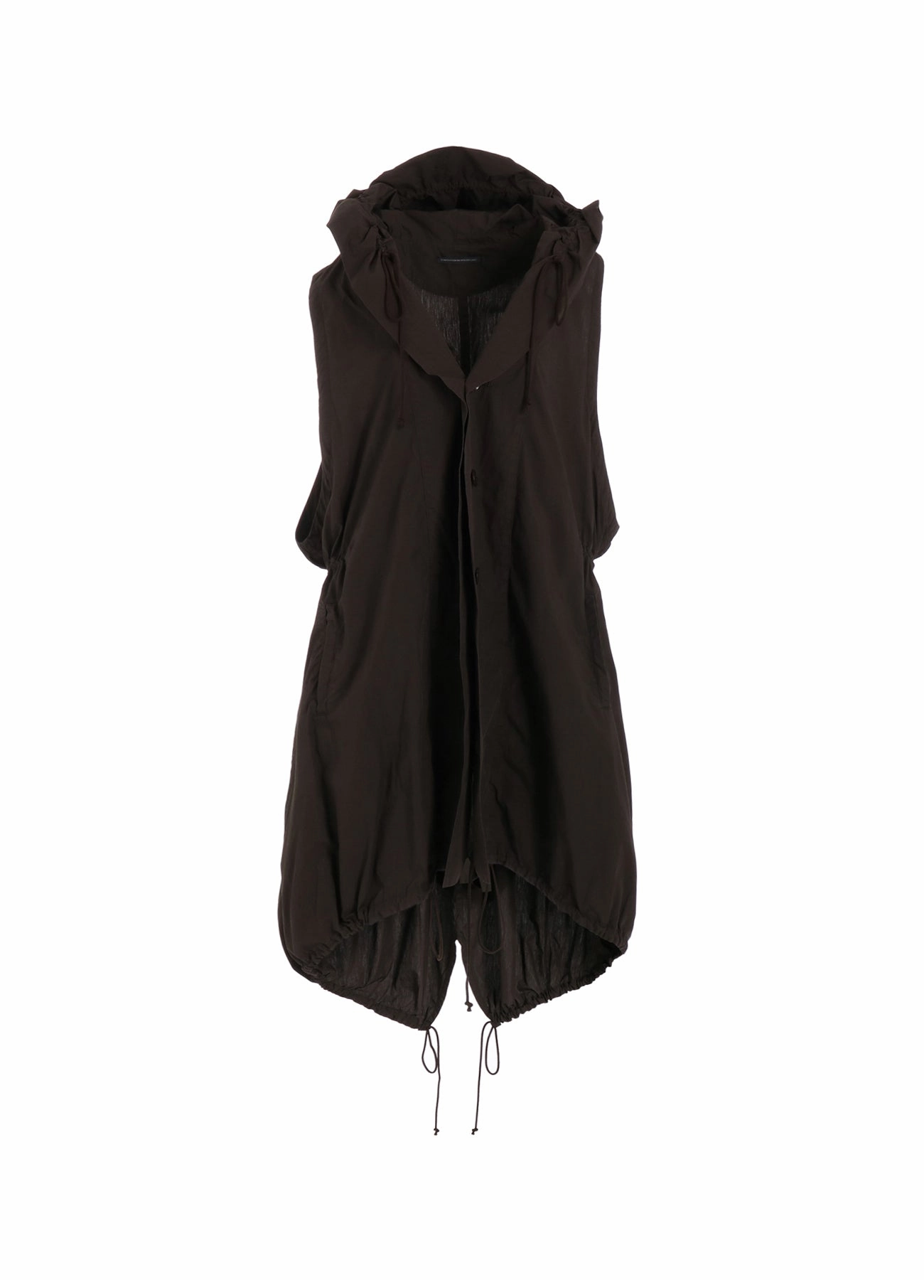 Expandable COTTON BROAD GARMENT DYEING GATHERED BLOUSON