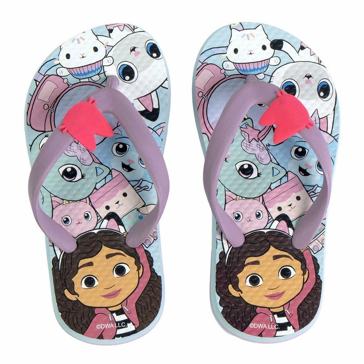 Comfortable Travel Swimming Pool Slippers Gabby's Dollhouse Multicolour