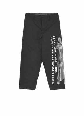 WOMAN PRINTED SIDE POCKET PANTS WITH LINER Layering Essential GussetedCrotch