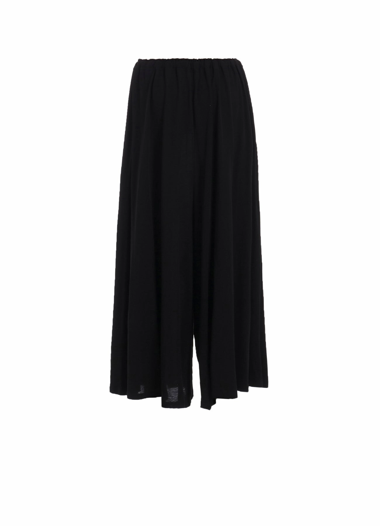 Comfort Stretch Flat Lock Seams COTTON SINGLE JERSEY SKIRT-LIKE GATHER PANTS